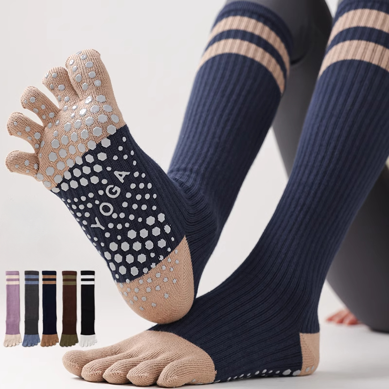 Medias Para Pilates Y Yoga - Five-finger Yoga Socks Stocking Women Cotton