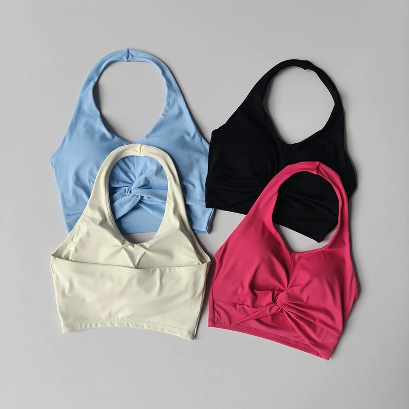 Halter Twist Sports Bra Women  - Pilate Yoga Workout recension och pris