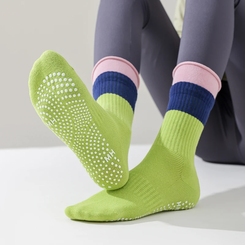 Silicone Non-slip Yoga Socks W - Medias Para Pilates Y Yoga recension och pris