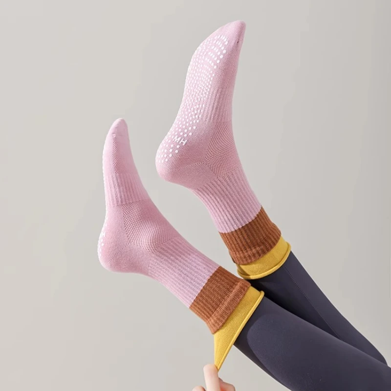 Silicone Non-slip Yoga Socks W - Medias Para Pilates Y Yoga recension och pris